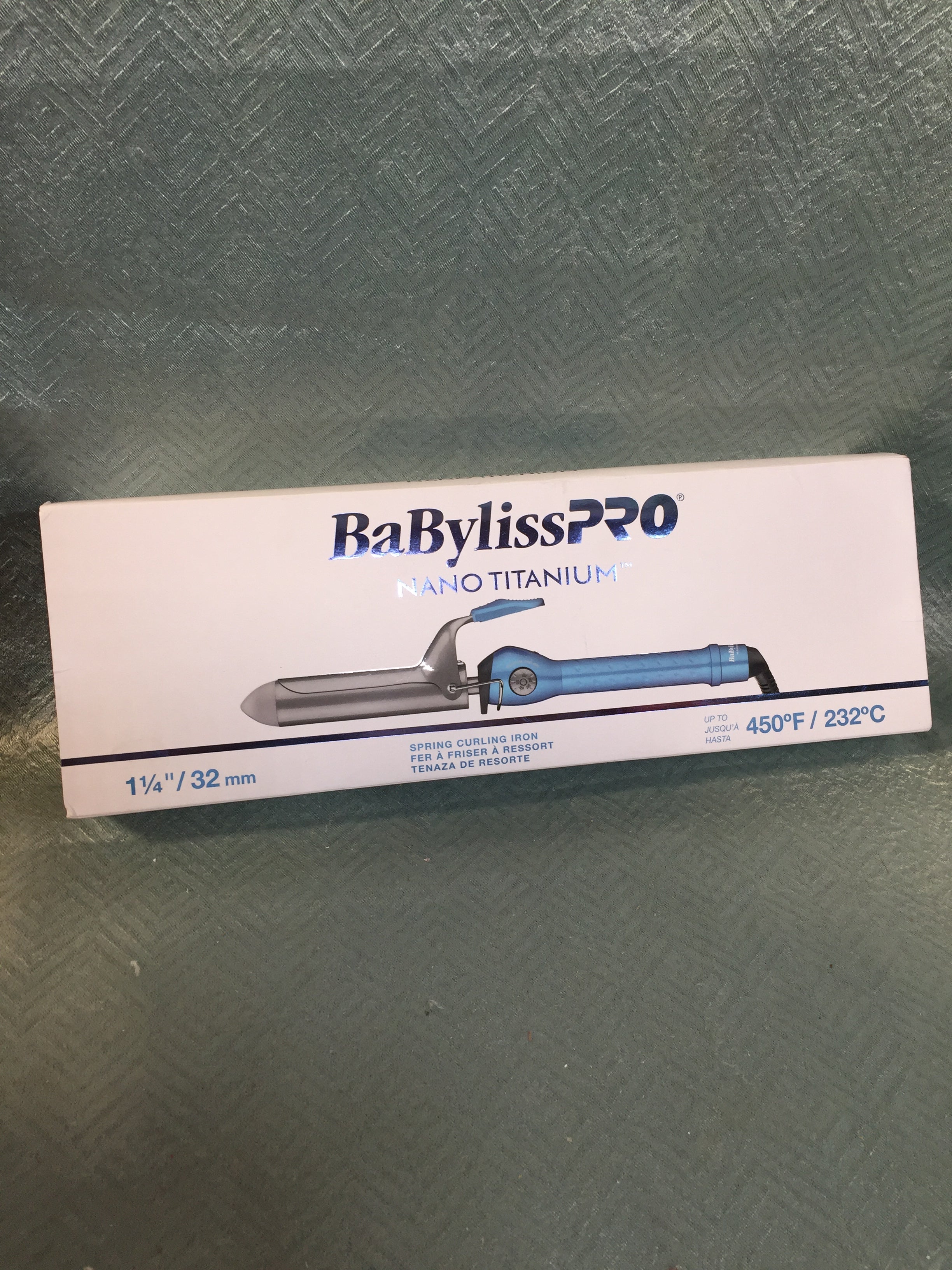 BaBylissPRO Nano Titanium Spring Curling Iron (7588344430830)